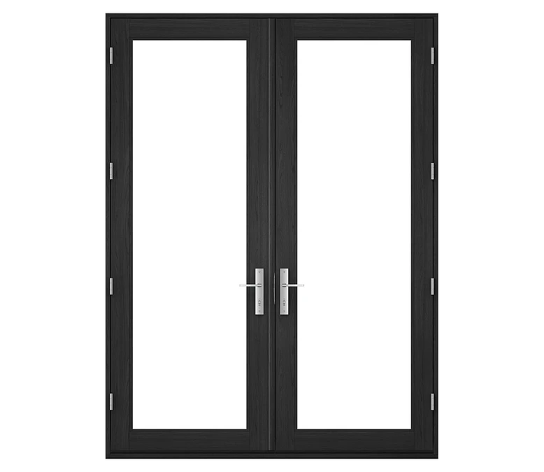 Pella Reserve Contemporary Wood Hinged Patio Door in Portland